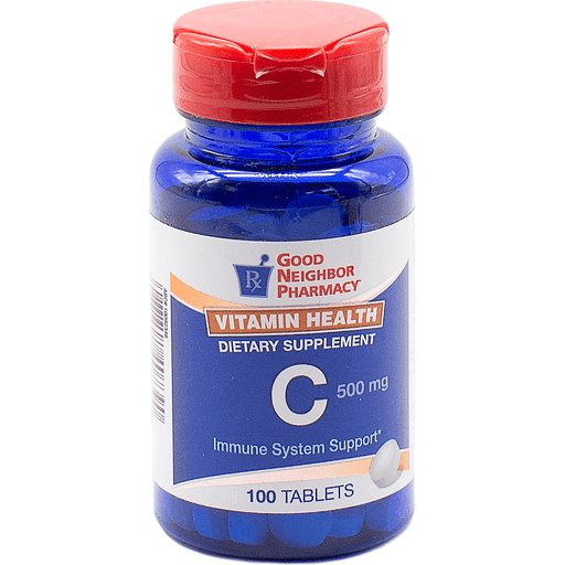 Silver Rod Pharmacy GNP Vitamin C 500 MG - 100 Tablets