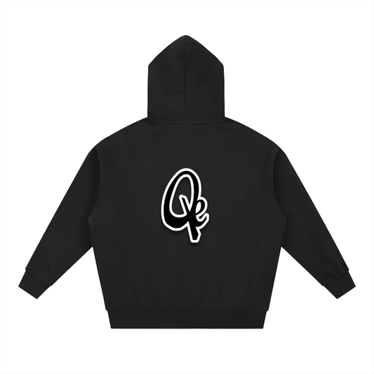 QE Essential Oversized Fleece Boxy Hoodie