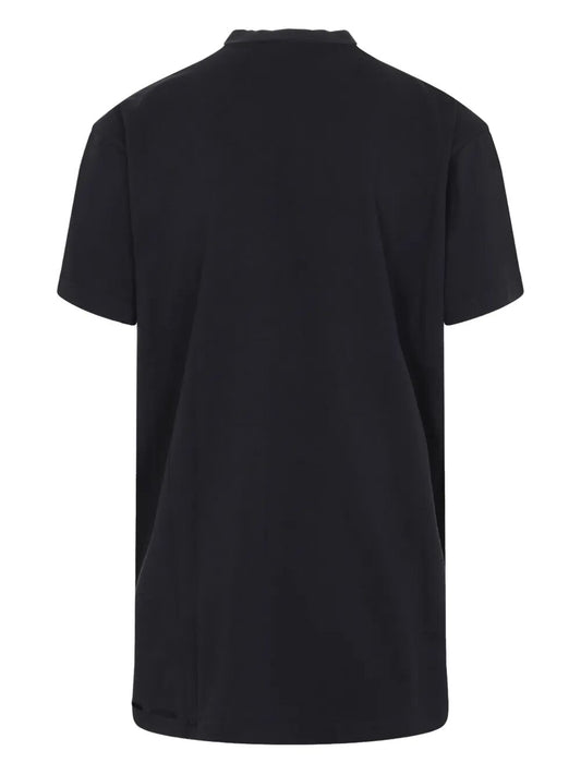 Balenciaga Women Optical Artwork Oversized T-Shirt
