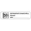 Label Refrigerate-Shake Well 1X