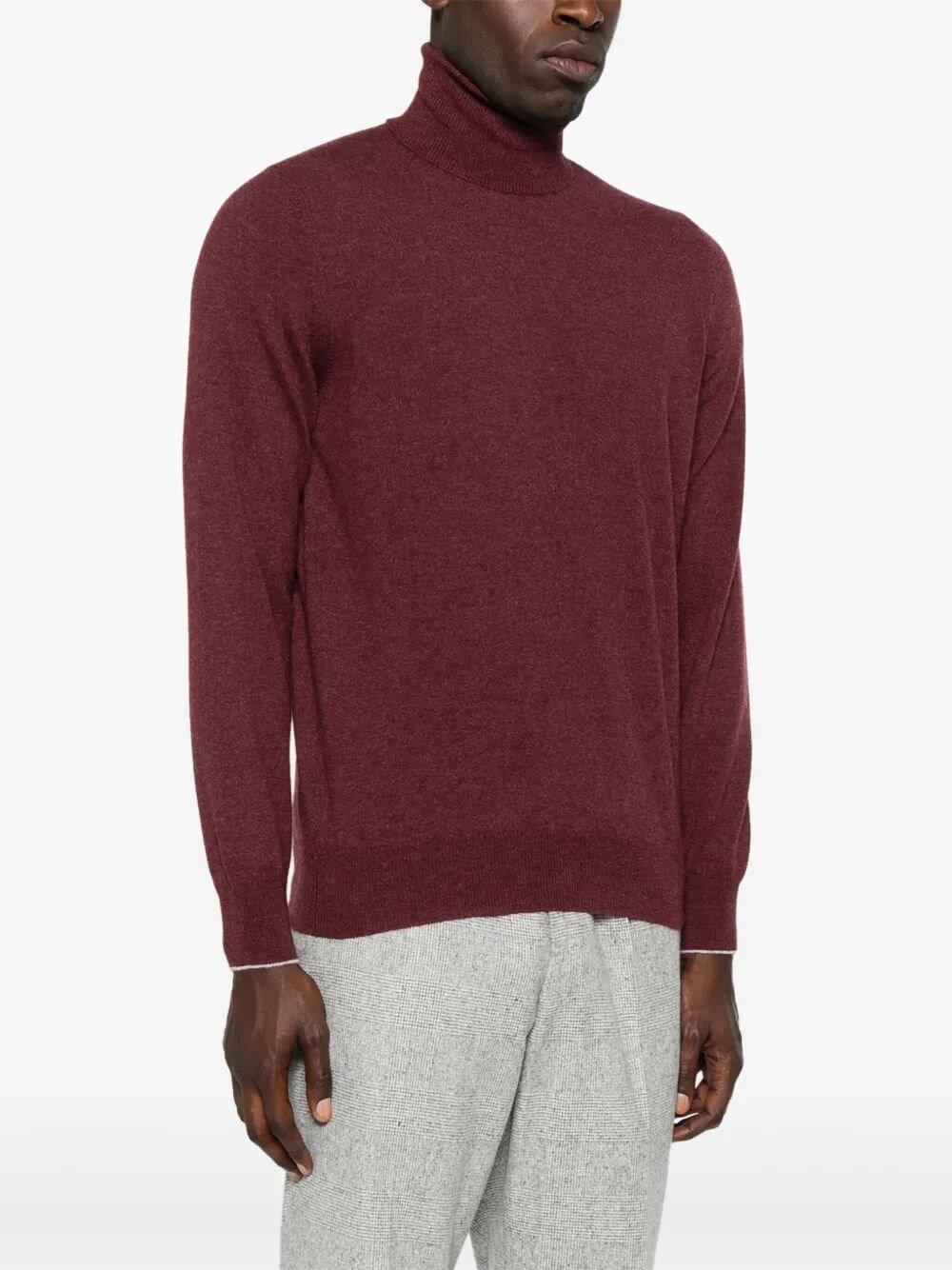 Brunello Cucinelli Men Cashmere Turtle-Neck Sweater