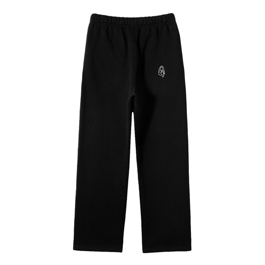 QE Unisex Solid Color Fleece Straight Leg Pants