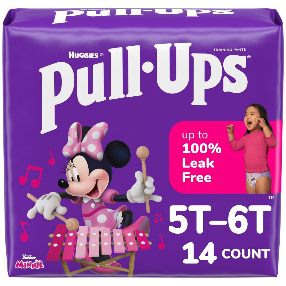 Pull-Ups Training Pants Girls' Size 5T-6T 14Ct