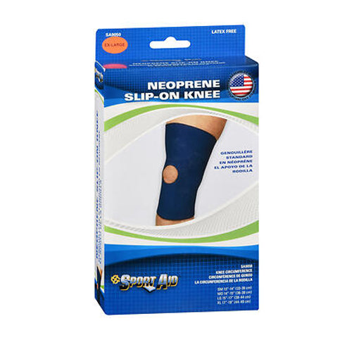 Sport Aid Neoprene Open Patella Knee Sleeve, XL