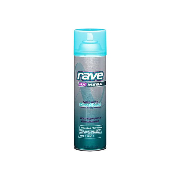 Rave 4x Mega Altitude Super Hold Hairpsray, 11 oz - Unscented Aerosol