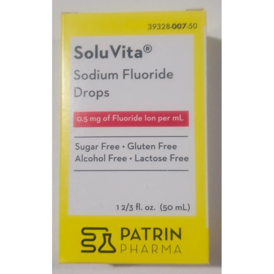 Sodium Fluoride 0.5 Mg Drops Sugar Gluten Alcohol Lactose Free 1-2/3 Oz