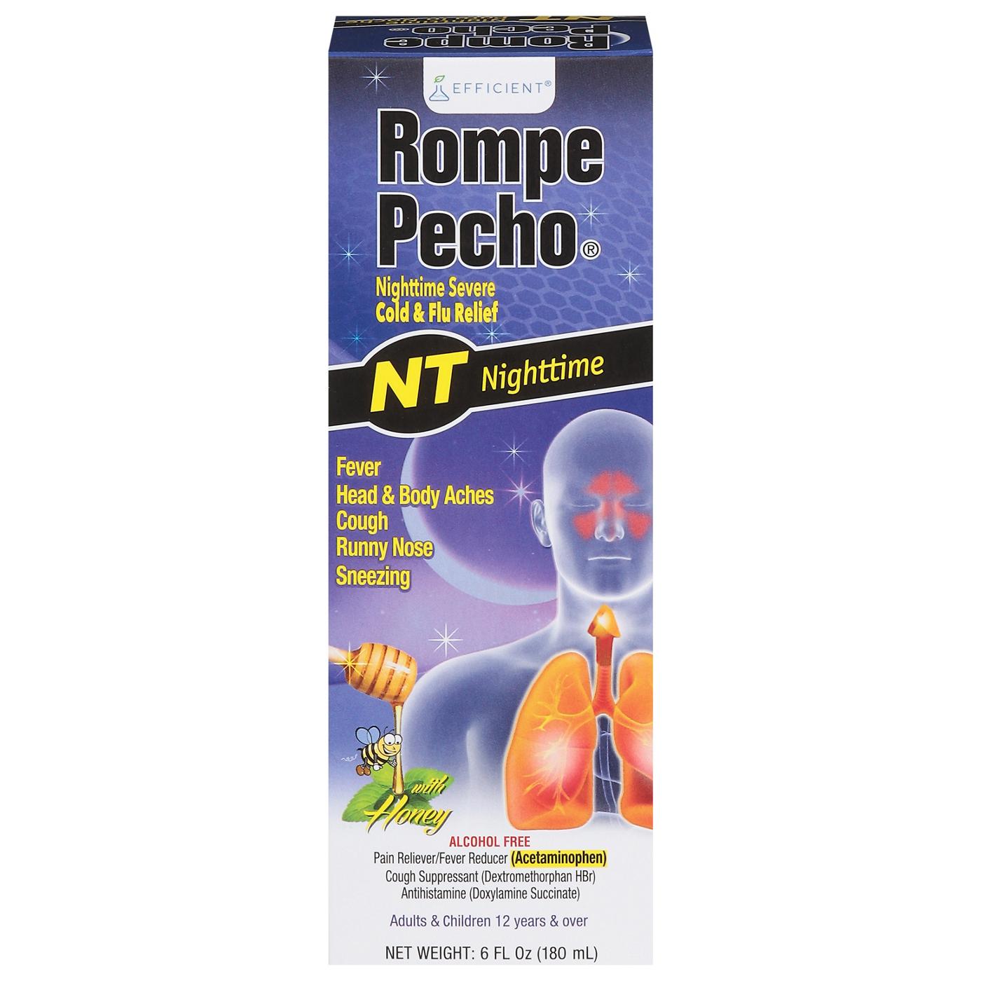 Rompe Pecho Nighttime Cold & Flu Relief - Honey