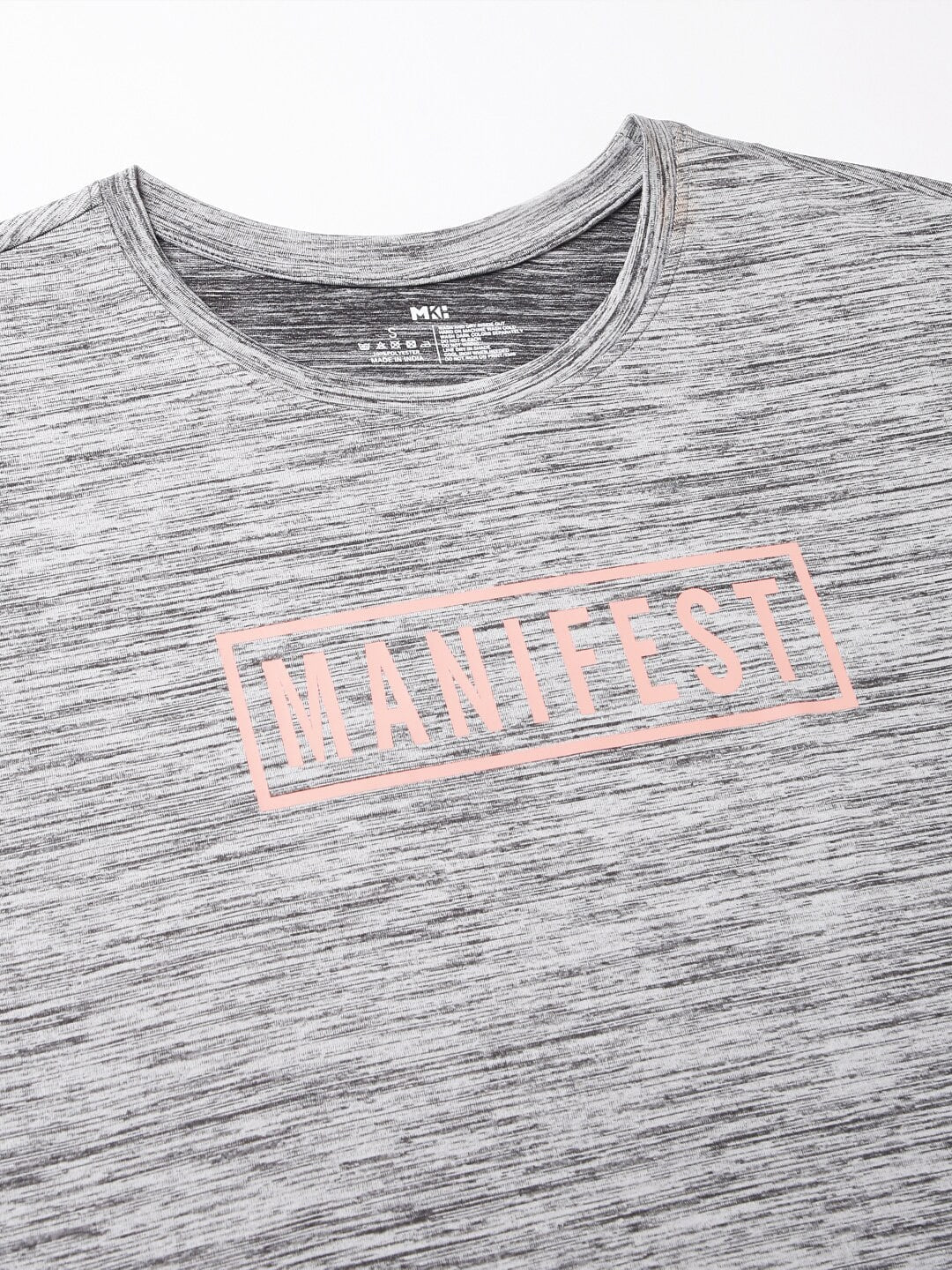 MKH Typography Printed Extended Sleeves Dri-FIT Relaxed Fit Sports T-shirt