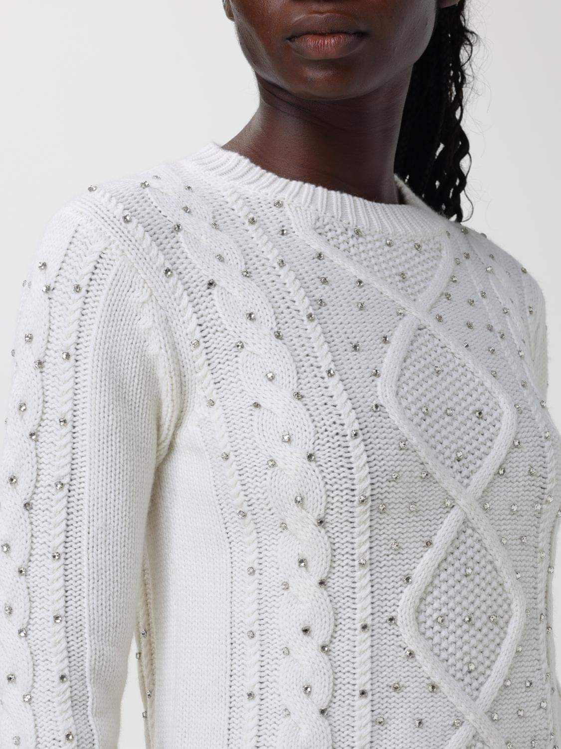 Max Mara Sweater Woman Yellow Cream