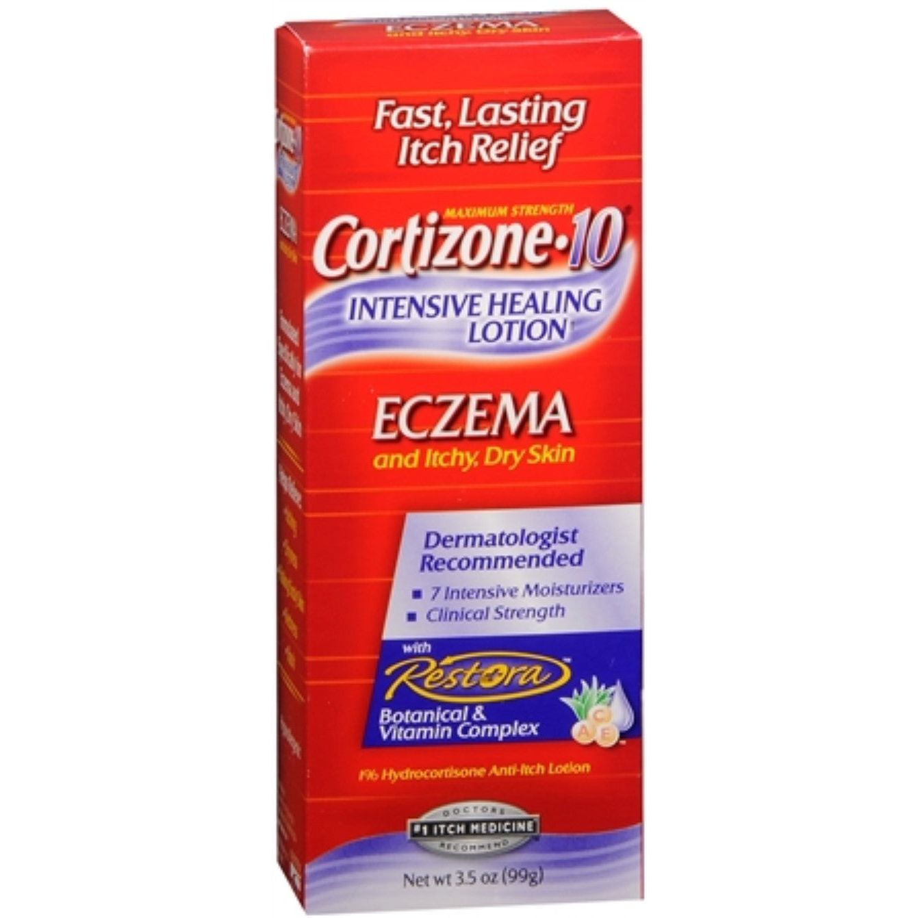 Cortizone-10 Intensive Healing Eczema Lotion, Maximum Strength, 3.5 oz