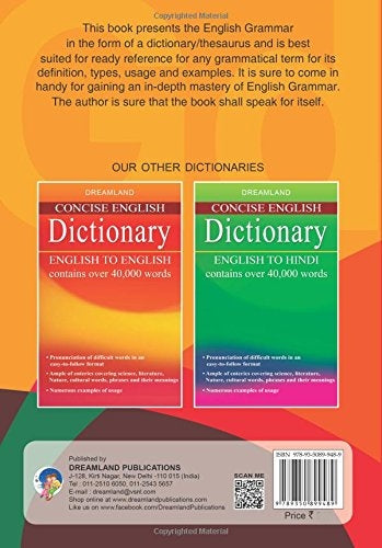 Dreamland Dictionary of English Grammar