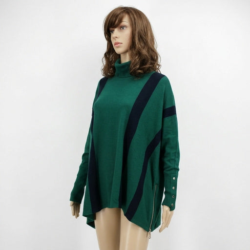 Alfani Women’s Zipper-Trim Tunic Sweater, Large