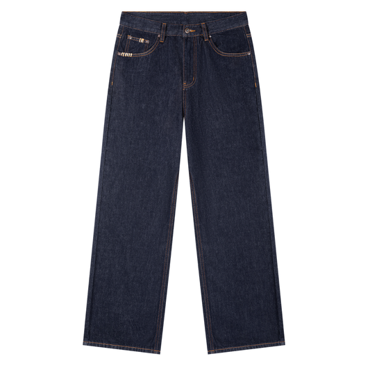 QE Dragons Heavyweight Straight Leg Denim Jeans