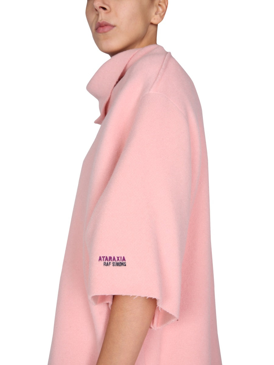 Raf Simons Women "Ataraxia" Wool Blend Dress