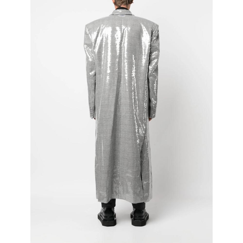 Vetements Black Coats - Single Breasted Coats Men