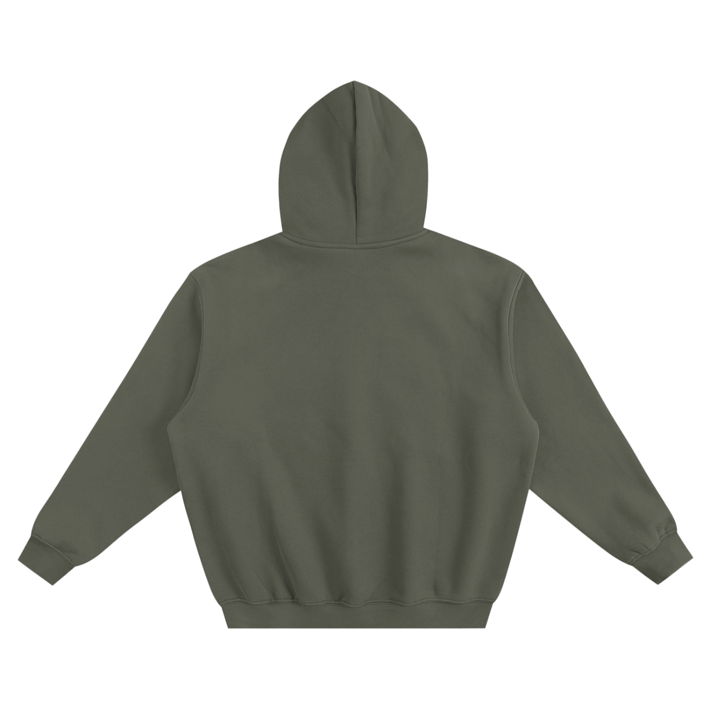 QE Quancheye World Fleeced Boxy Hoodie