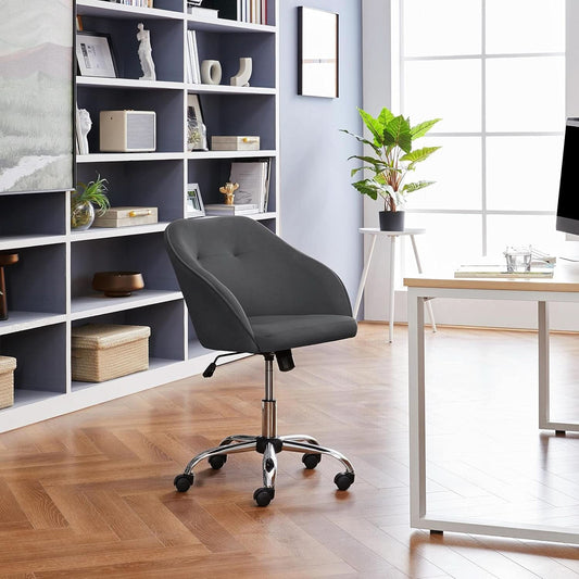 Office Chair Height Adjustable Large Seat Armrests