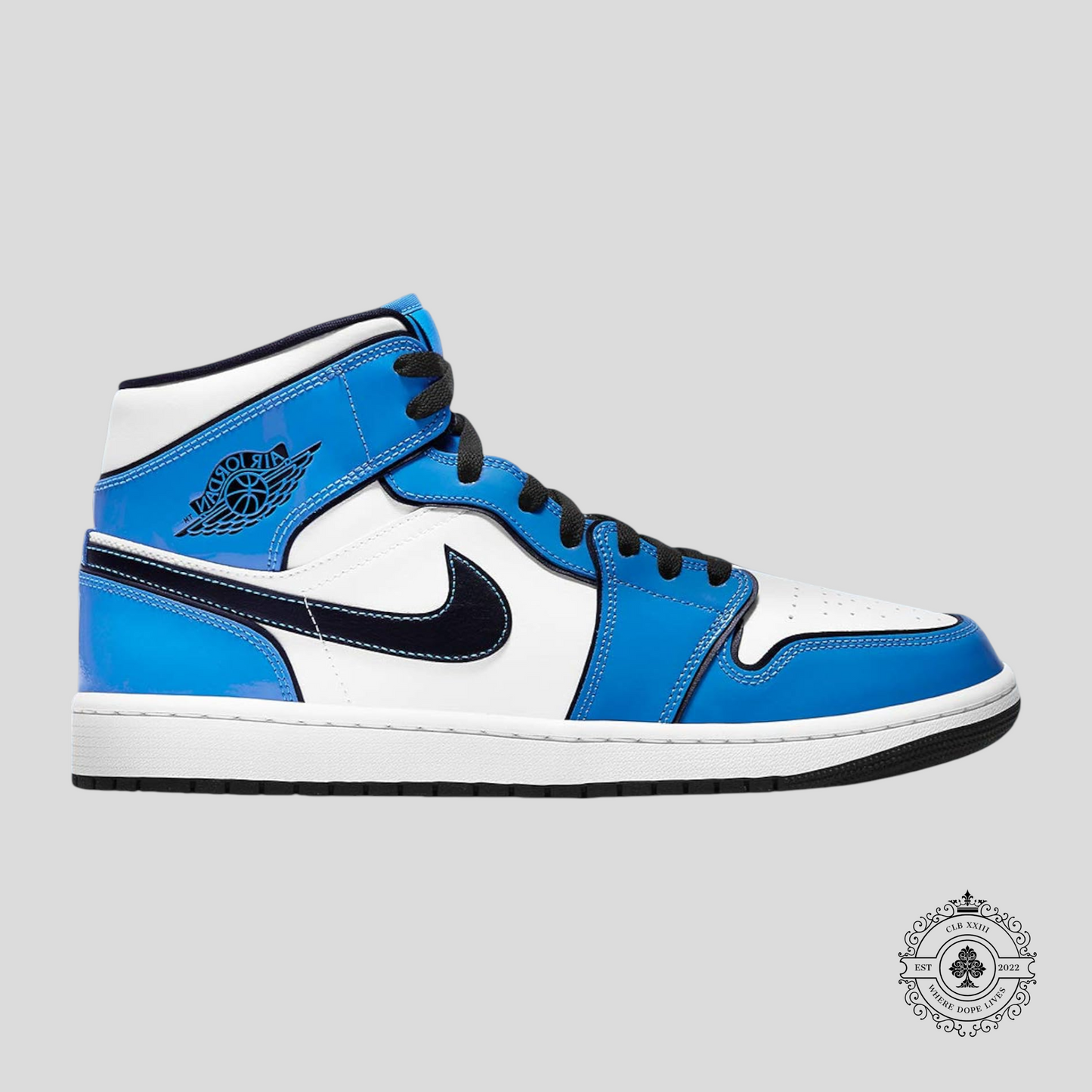 Air Jordan 1 Mid Signal Blue