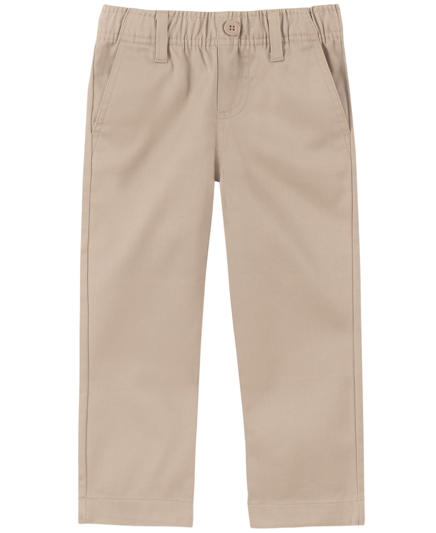 Nautica Boys School Uniform Flat Front Twill Pant Pull-On Khaki Size 3T