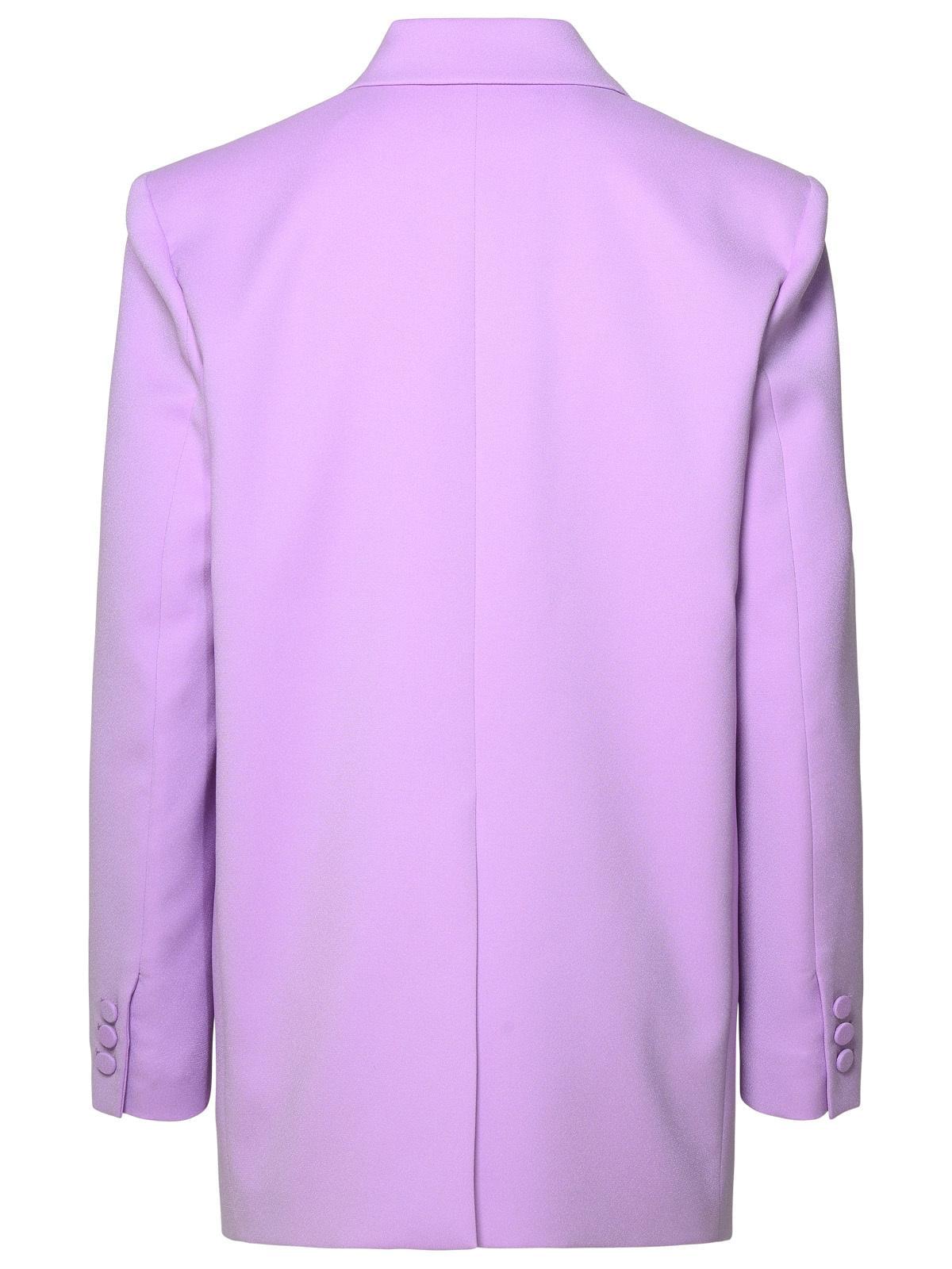 The Andamane Lilac Polyester Blazer Women