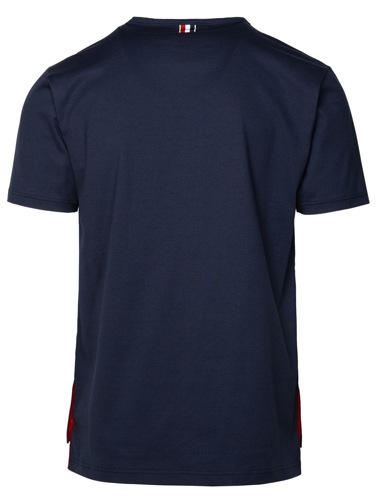Thom Browne Navy Cotton T-Shirt Men