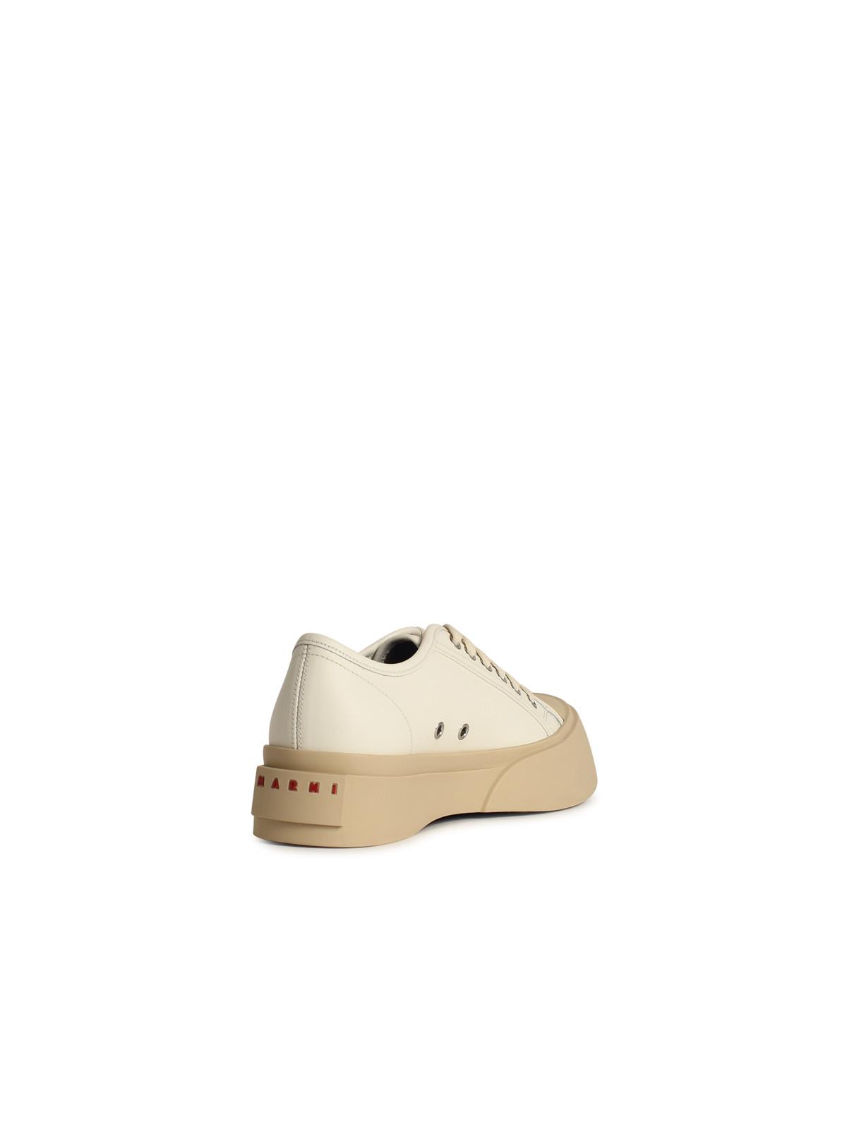Marni White Leather Sneakers Men