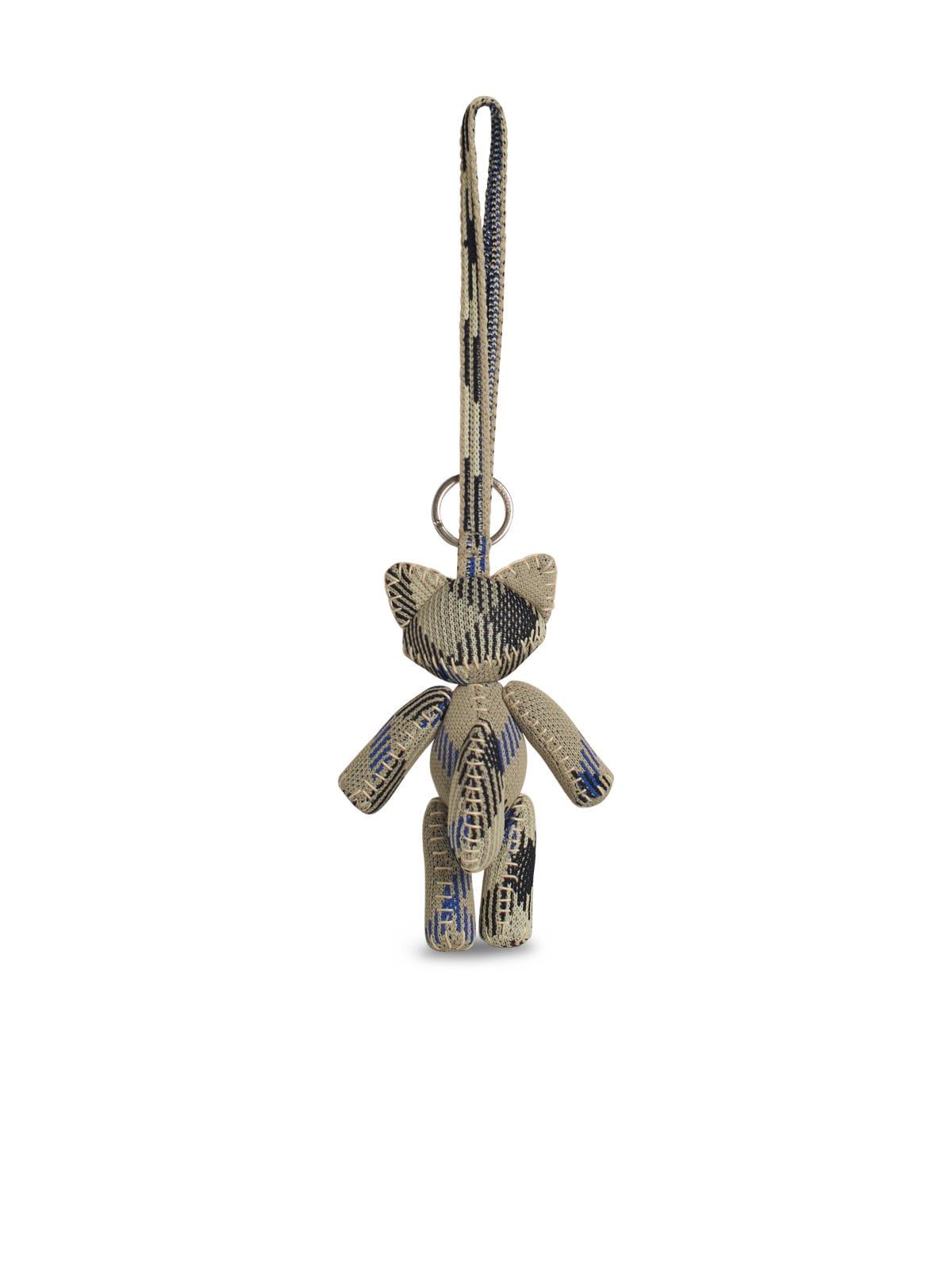 Burberry 'Foxy' Beige Polyamide Keyring Women