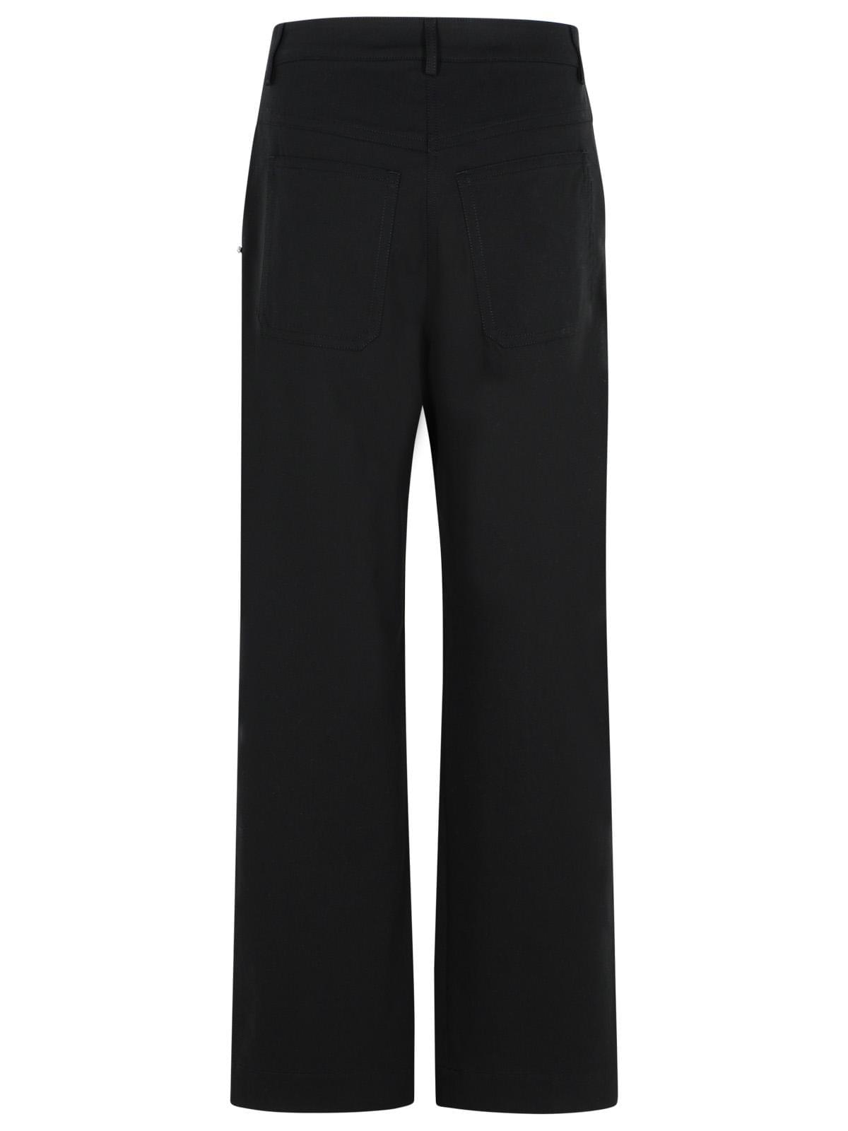 Sportmax Era' Black Cotton Pants Women