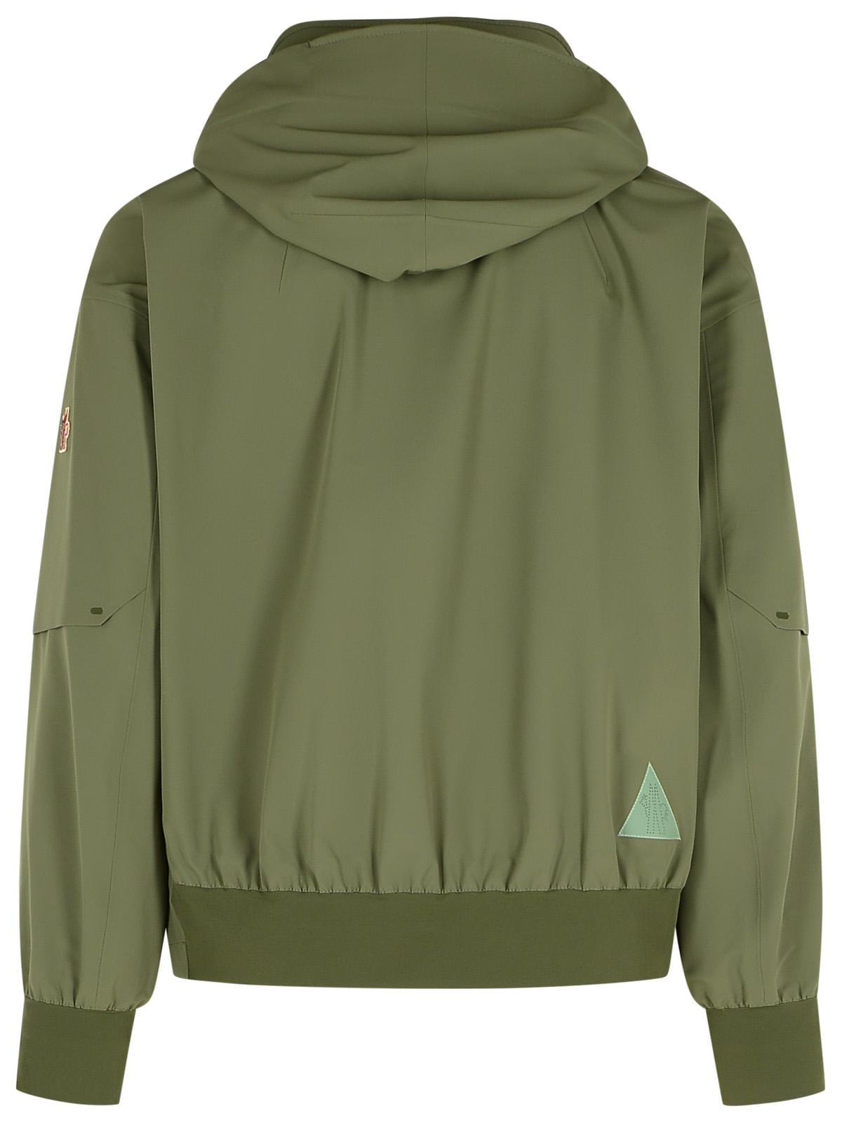 Moncler Grenoble 'Tesso' Green Polyamide Blend Jacket Men