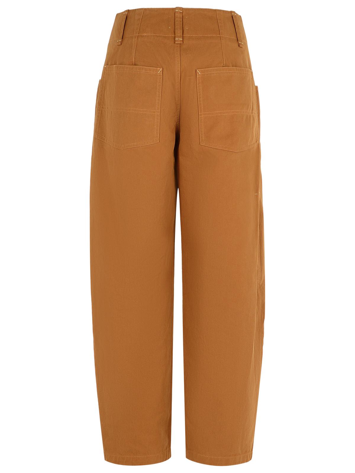 Isabel Marant 'Oumaya' Cotton Cognac Pants Women