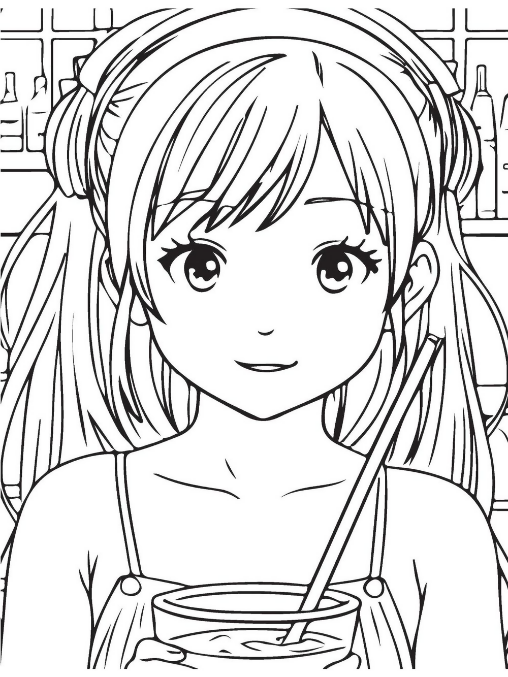 Dreamland Publications Colour Your Own Manga Book 1 With Free Manga Colouring Poster For Kids