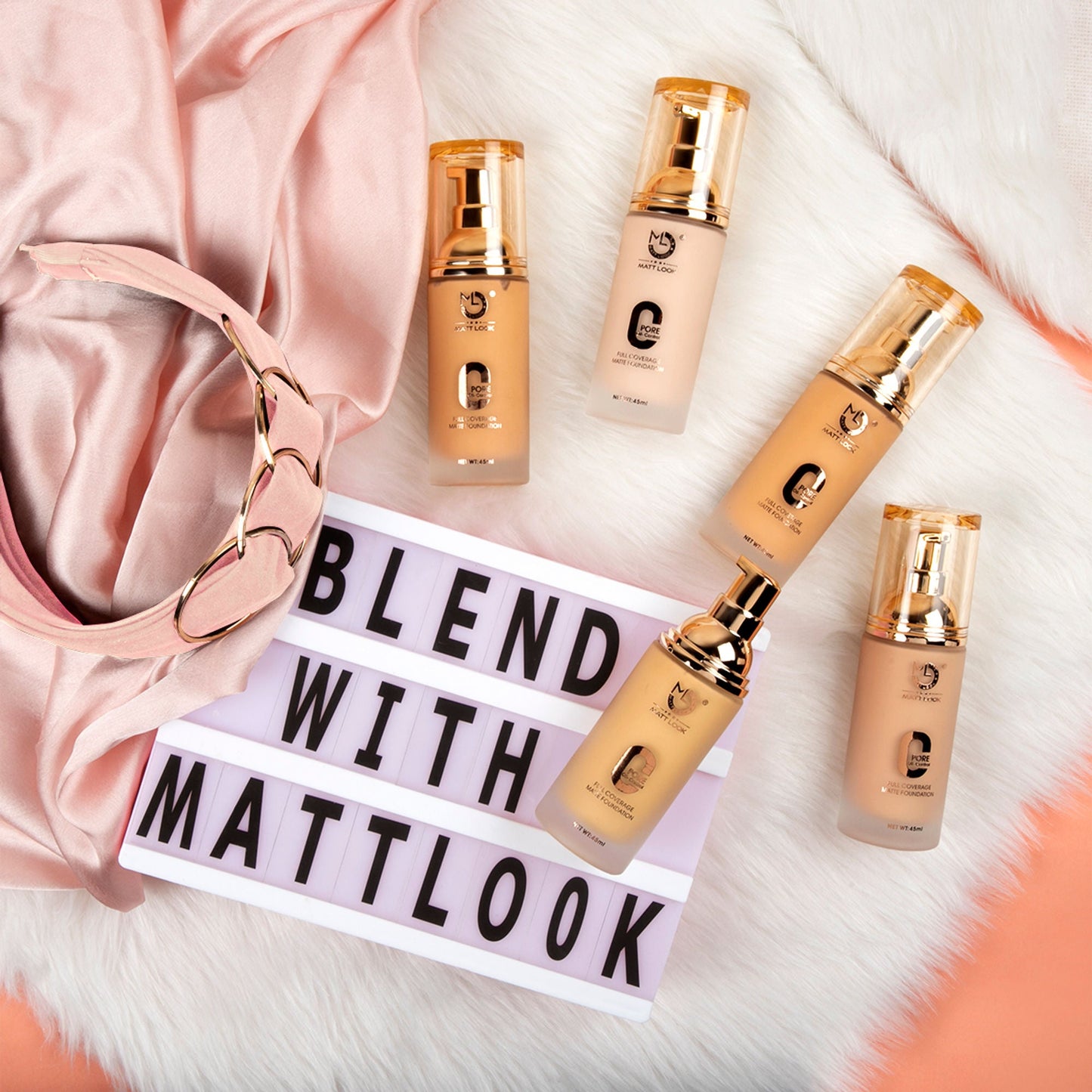 Matt Look Zero Pore Oil Control Full Coverage Matte Foundation - Ivory
