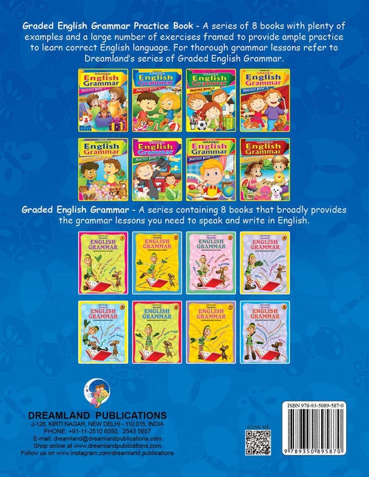 Dreamland Graded English Grammar Practice Book - 1