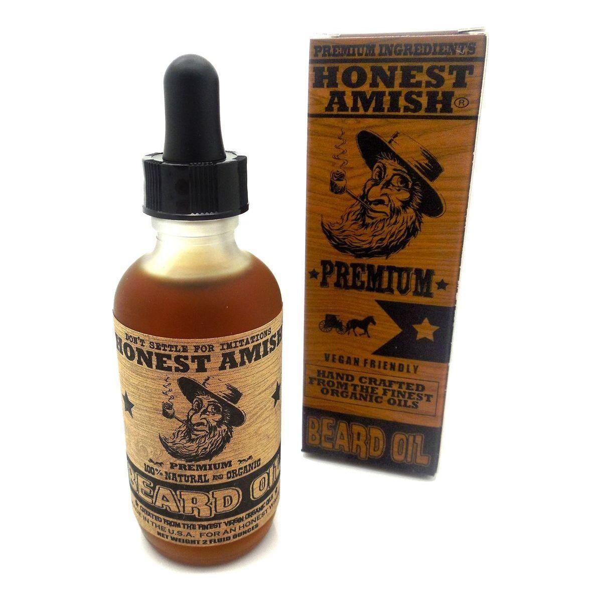 Honest Amish Premium Beard Oil 2 Oz