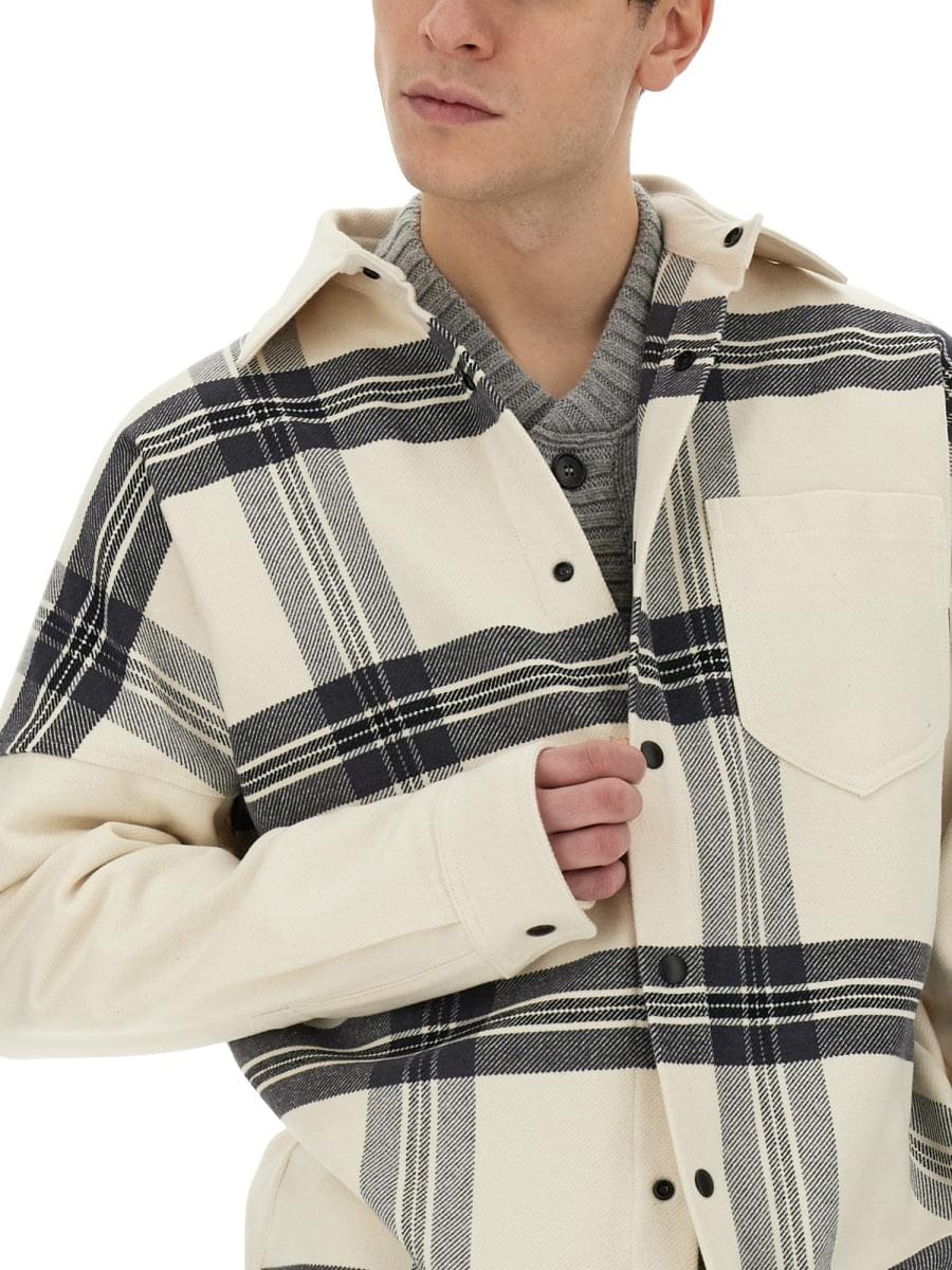 Palm Angels Men Overshirt Check