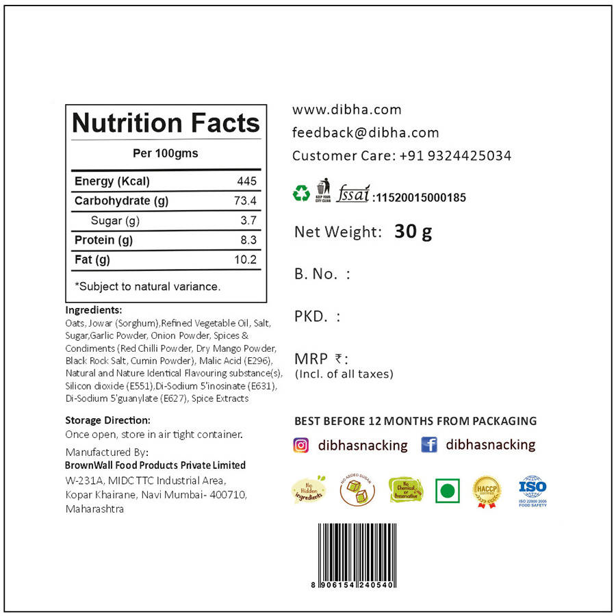 Dibha Oats Puff