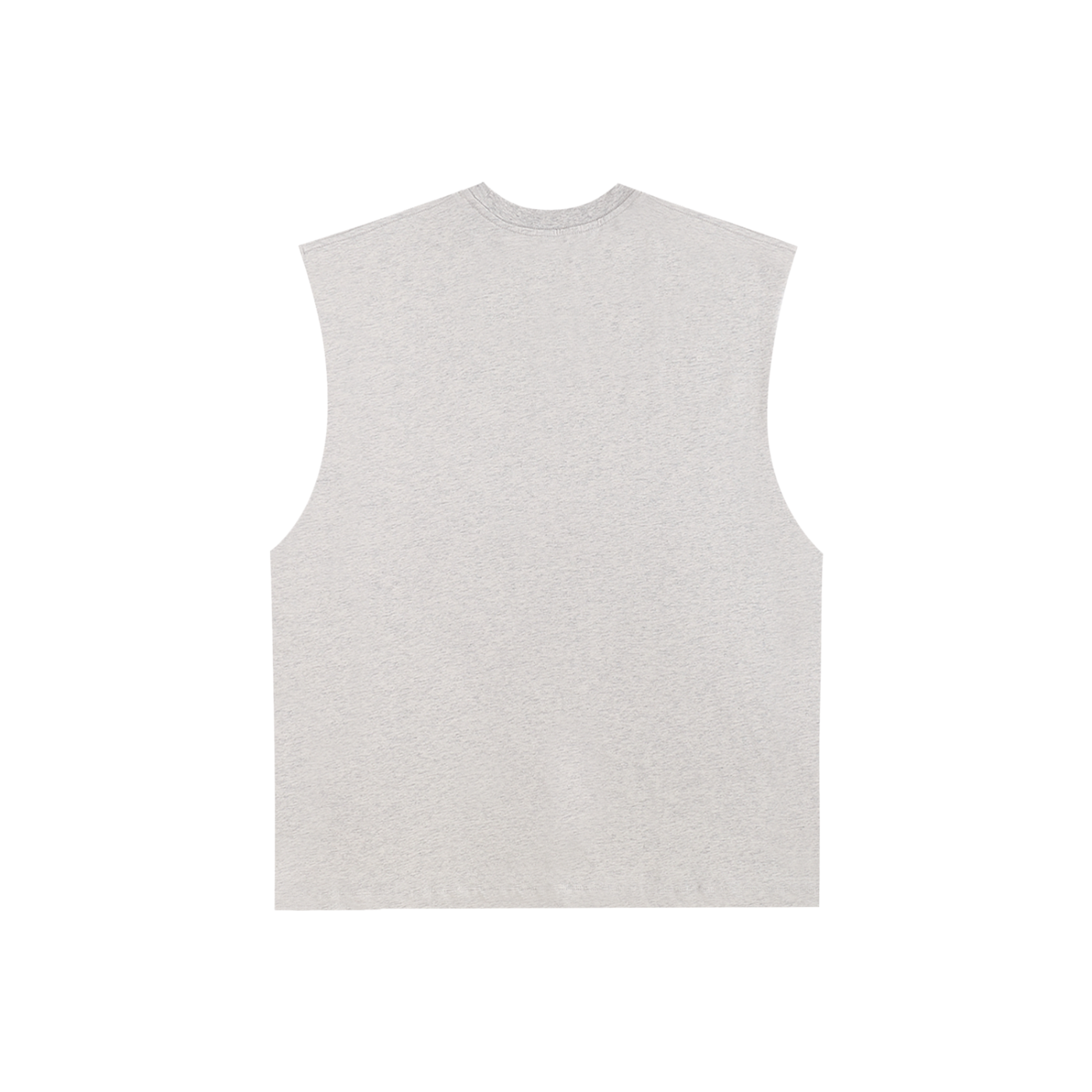 QE Ring Raw Edge Cotton Tank Top