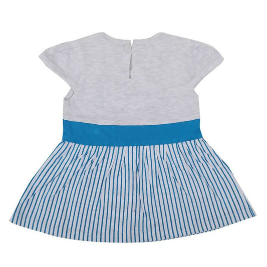 NammaBaby Baby Girl's A-Line Mini Frock Dress - Blue 120