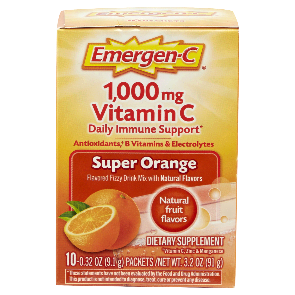 Best English Titles Option 1: The Optimized E-Commerce Title (Best for Search) Emergen-C Vitamin C 1000mg Powder, Immune Support Fizzy Drink Mix, Super Orange, 10 Packets