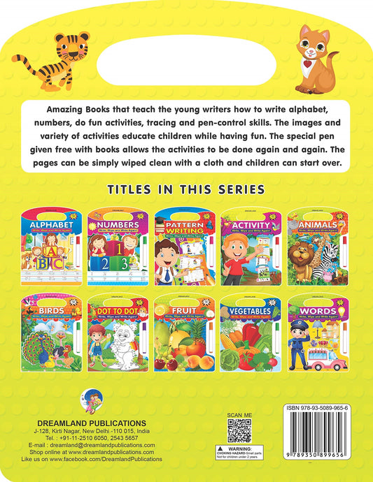 Dreamland Write and Wipe Book - Activity
