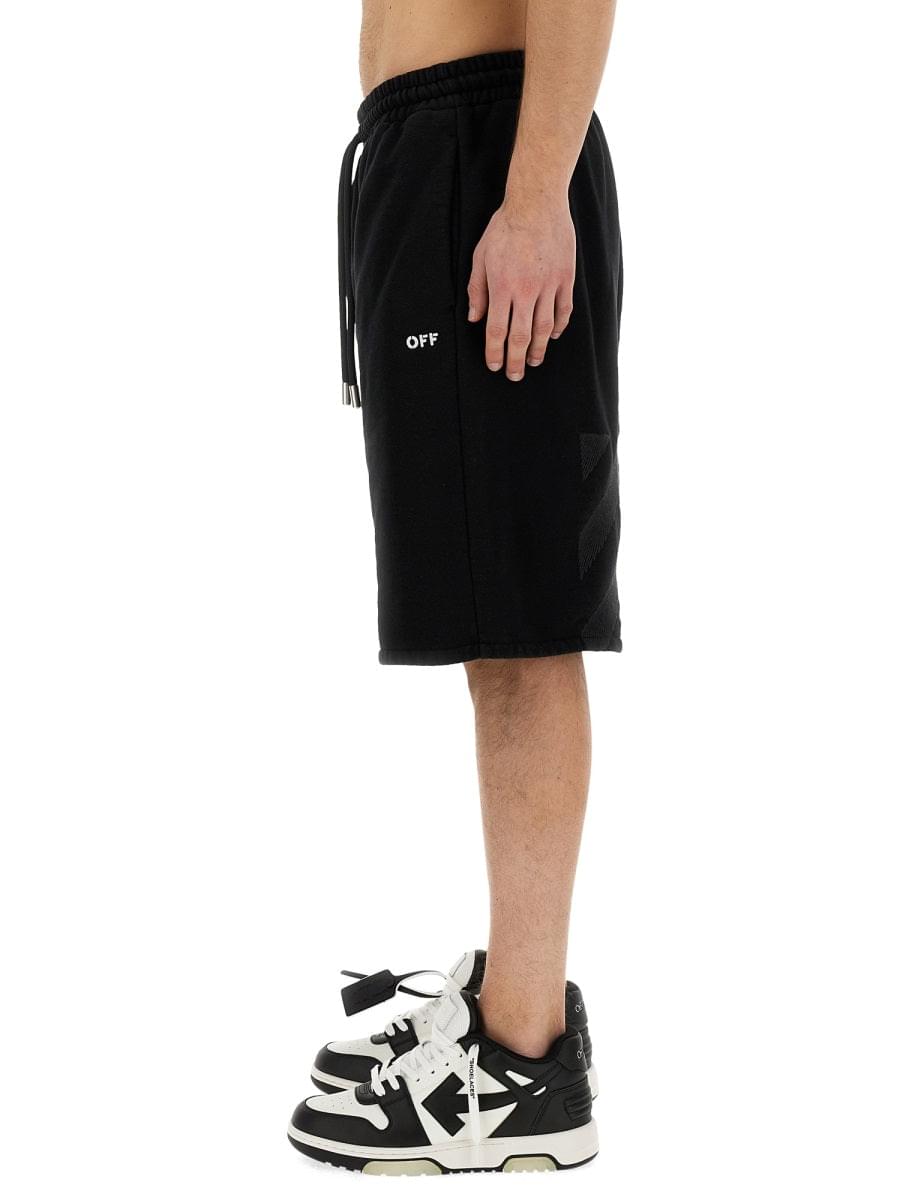 Off-White Men Bermuda With Logo