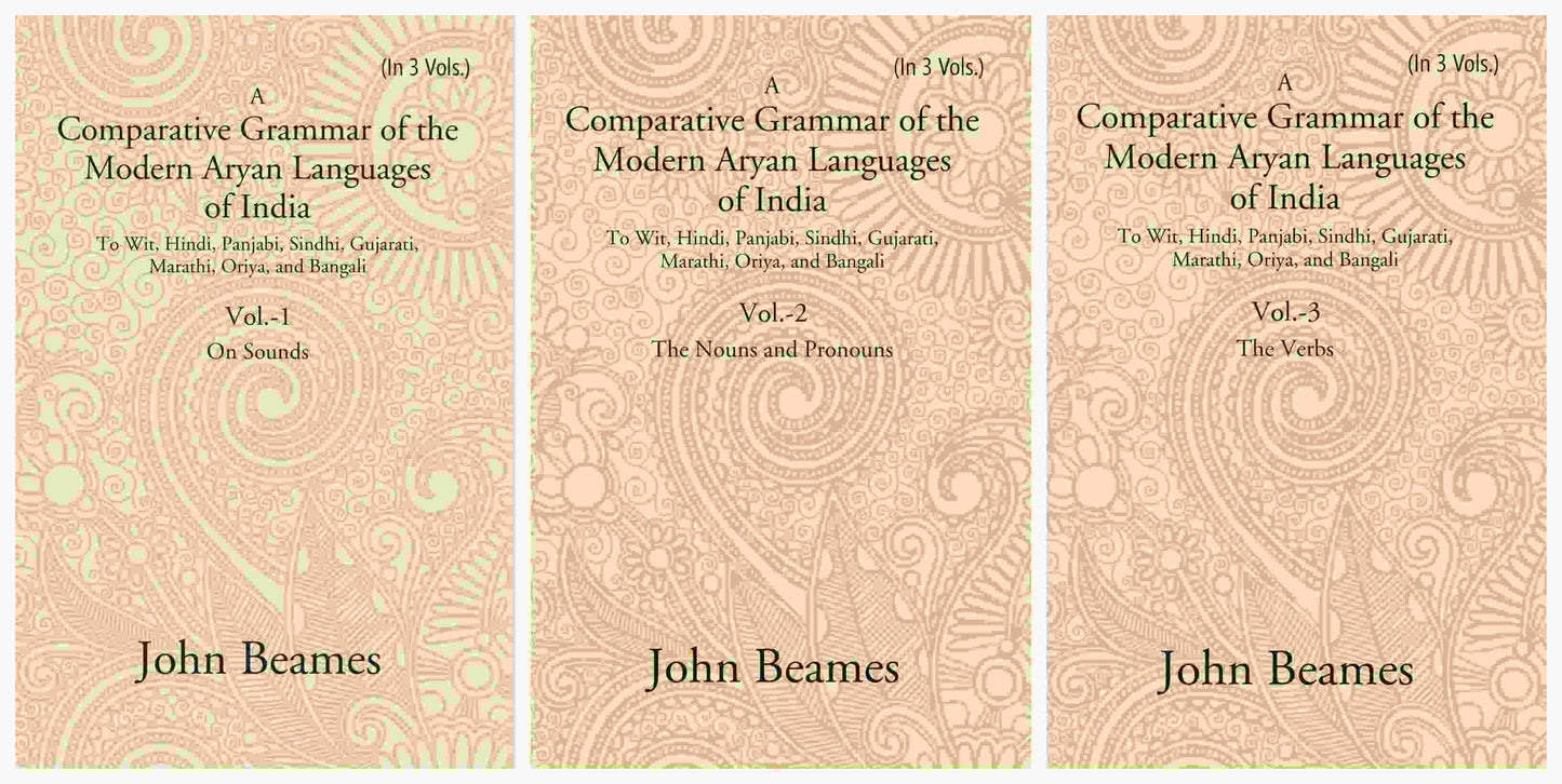 A Comparative Grammar Of The Modern Aryan Languages Of India: To Wit, Hindi, Panjabi, Sindhi, 3 Vols. Set - Gyan Books