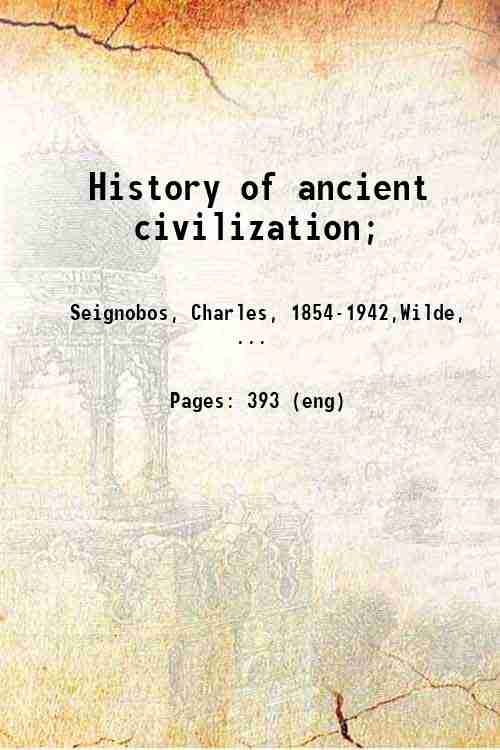 History of Ancient Civilization - Gyan Books