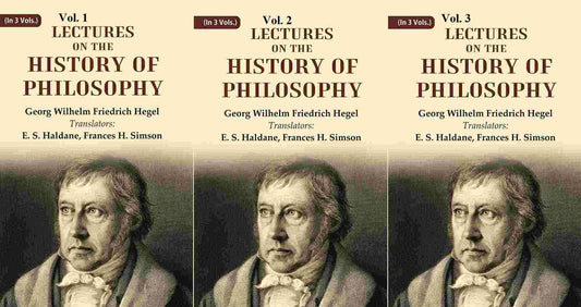 Lectures on the history of philosophy 3 Vols. Set - Gyan Books