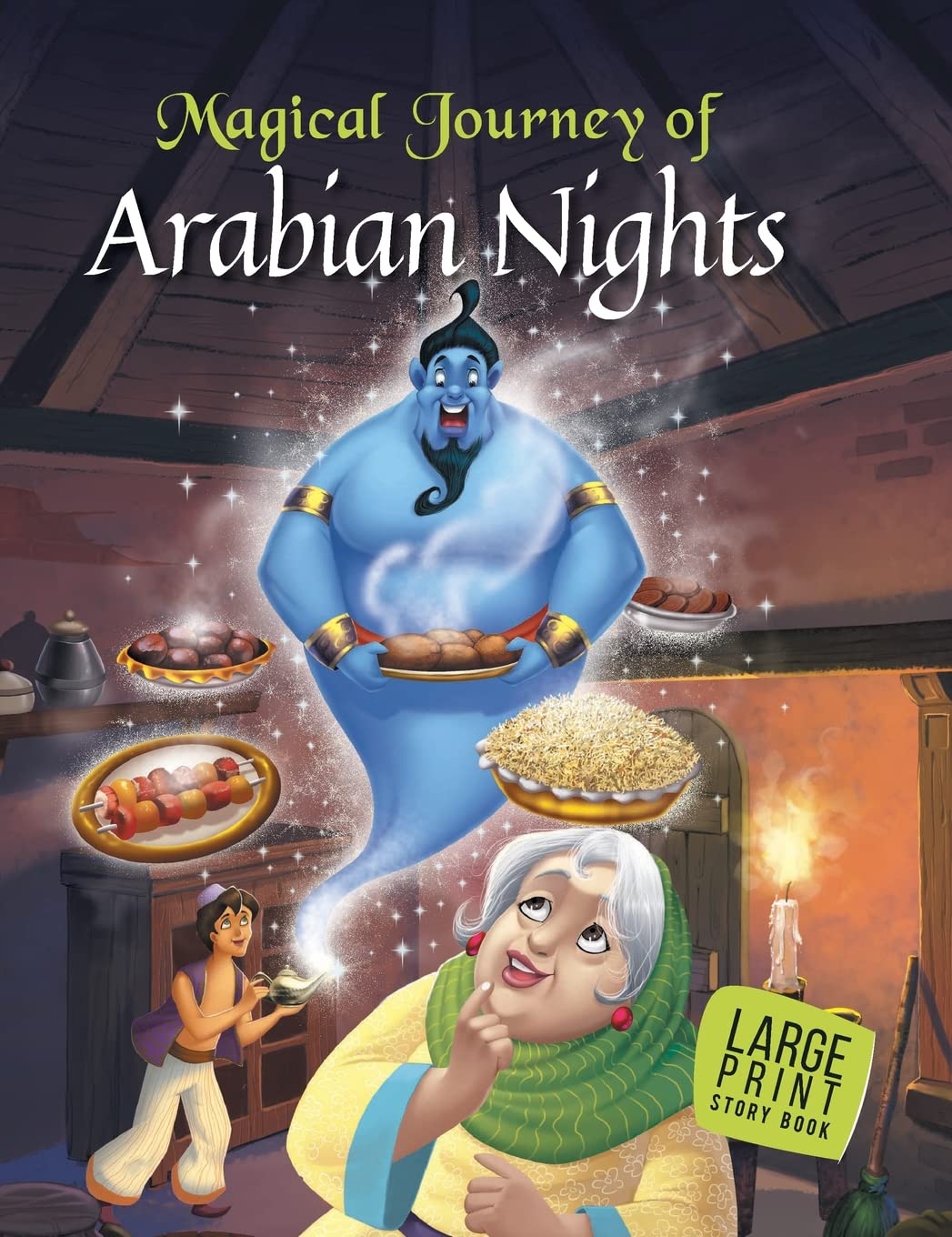 Magical Journey of Arabian Nights : Large Print - Om Books