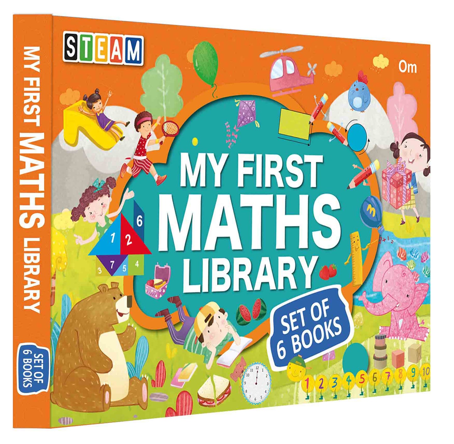 Steam : My First Maths Library (Set of 6 Books) - Om Books