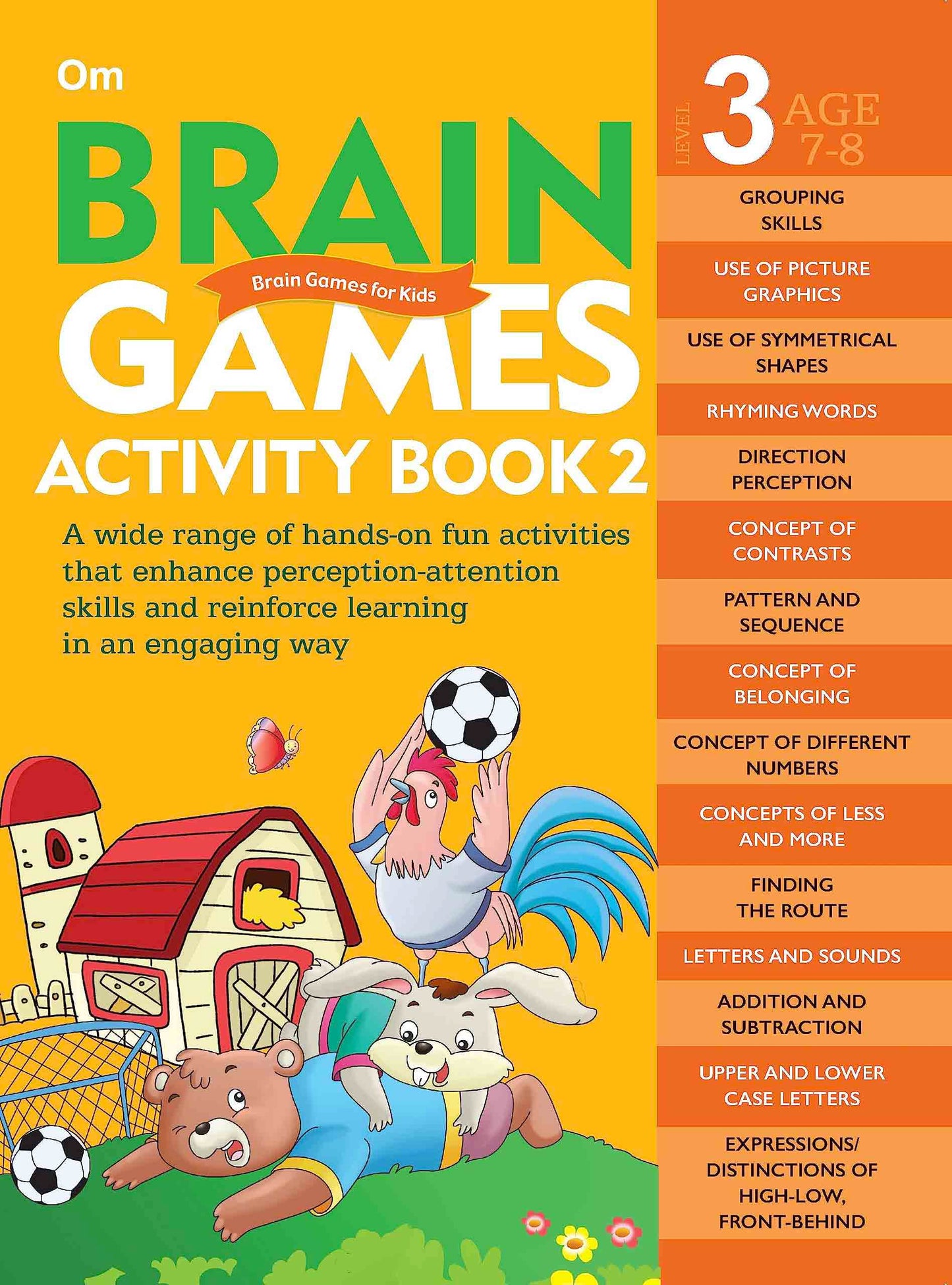Brain Games Activity Books- 2 Level - 3 - Om Books