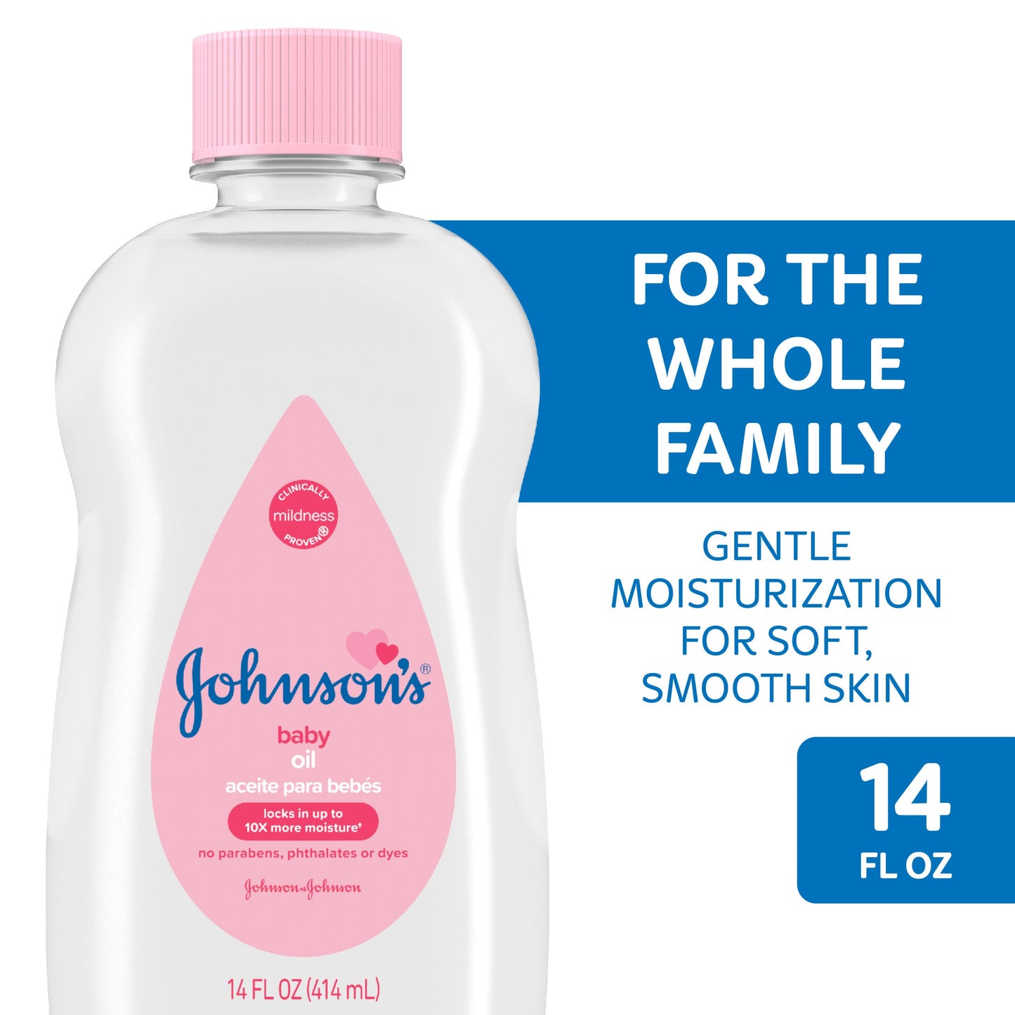 Johnson's Baby Pure Mineral Oil - Original - 14 Fl Oz