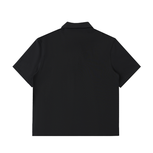 QE Half-Zip Cotton Polo Shirt
