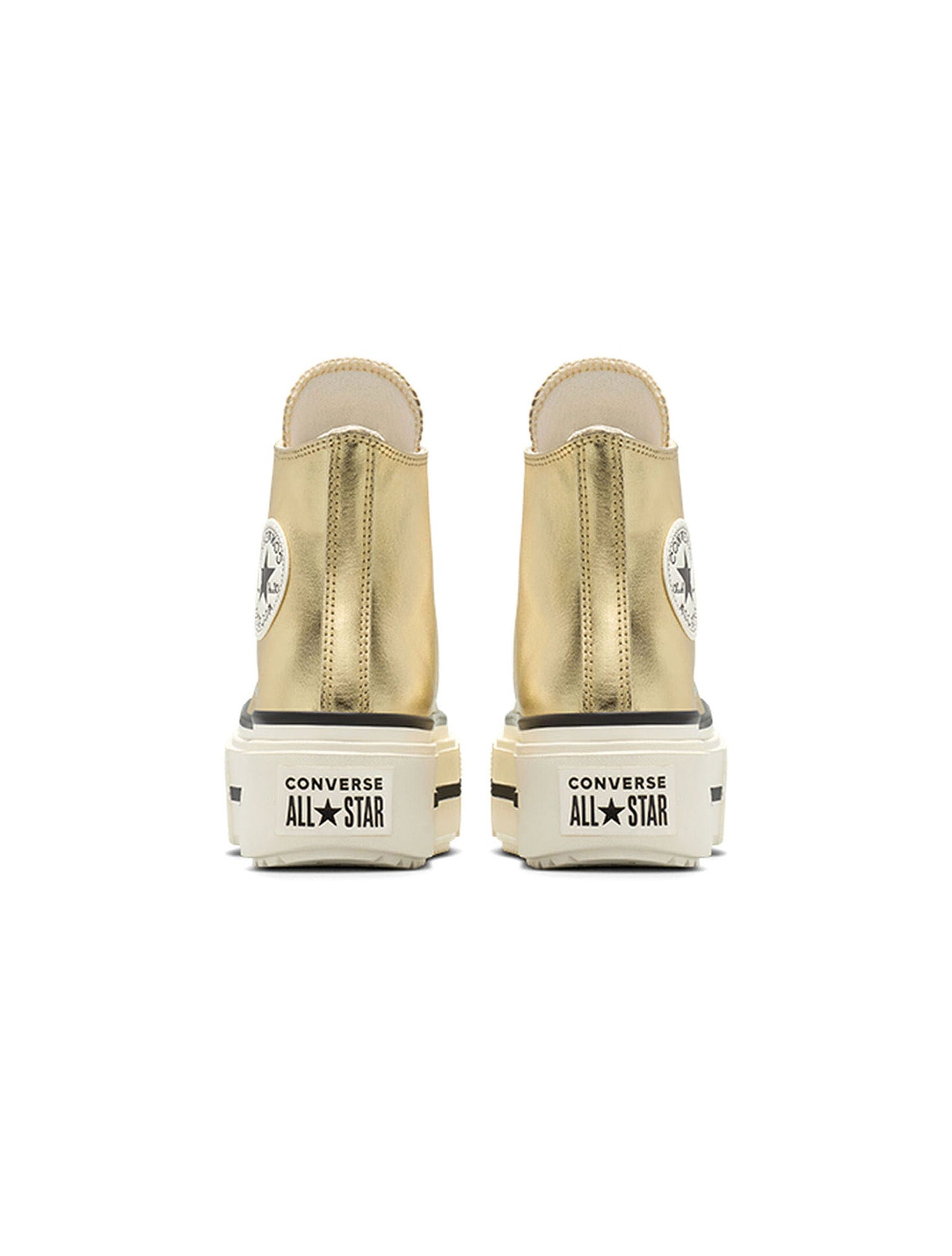 Converse Big Kids All Star Lift Double Stack Platform - Metallic Gold